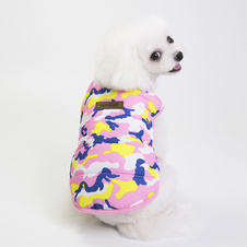 Kabát pro psa - Růžový maskáč