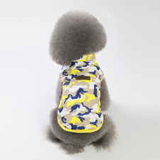 Kabát pro psa - Žlutý maskáč