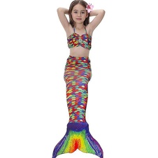 Kostým Mořská Panna Mermaid 3-pack Burgundy
