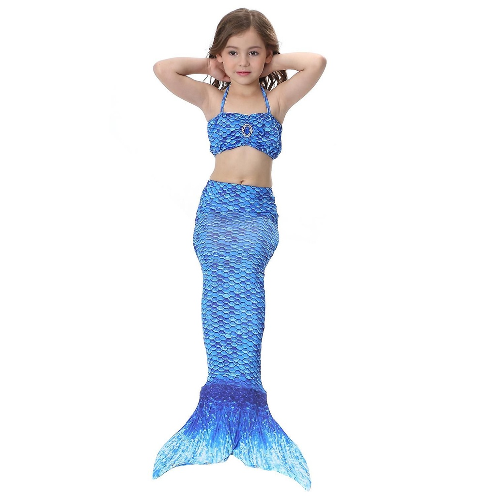 Kostým Mořská Panna Mermaid 3-pack Blue Fire